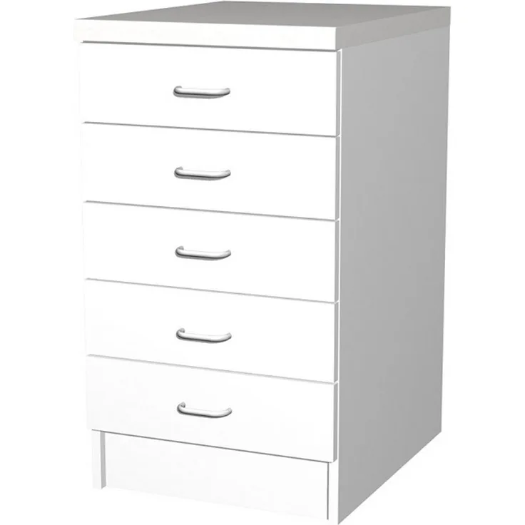 Flex-Well Schubkasten-Unterbau Schubkastenschrank 50 cm breit - Weiß – Rapido