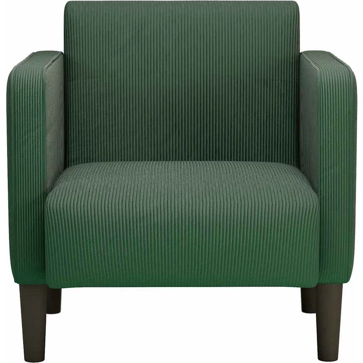 vidaXL Sessel mit Armlehnen Dunkelgrün 54 cm Cordstoff 4100520 – Bild 2