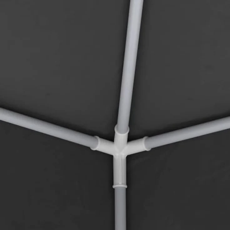 vidaXL Profi Partyzelt mit Seitenwänden UV-beständig Wasserbeständig Pavillon Festzelt Gartenpavillon Gartenzelt Garten Bierzelt 2x2 m Anthrazit 90g/m² – Bild 10