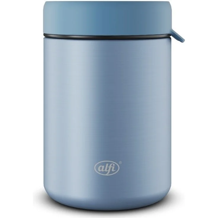 Alfi Thermobehälter ISO FOOD MUG, Thermobehälter für Essen, spülmaschinenfest, Edelstahl, Kunststoff, Silikon, (1-tlg), 0,35l, 5h heiß & 10h kalt, dicht & auslaufsicher, mit Göffel – Bild 4