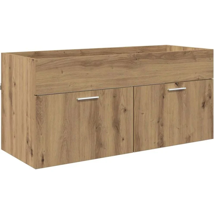 vidaXL Badezimmerschrank Artisan-Eiche 100 x 38,5 x 46 cm 3415905 – Bild 5