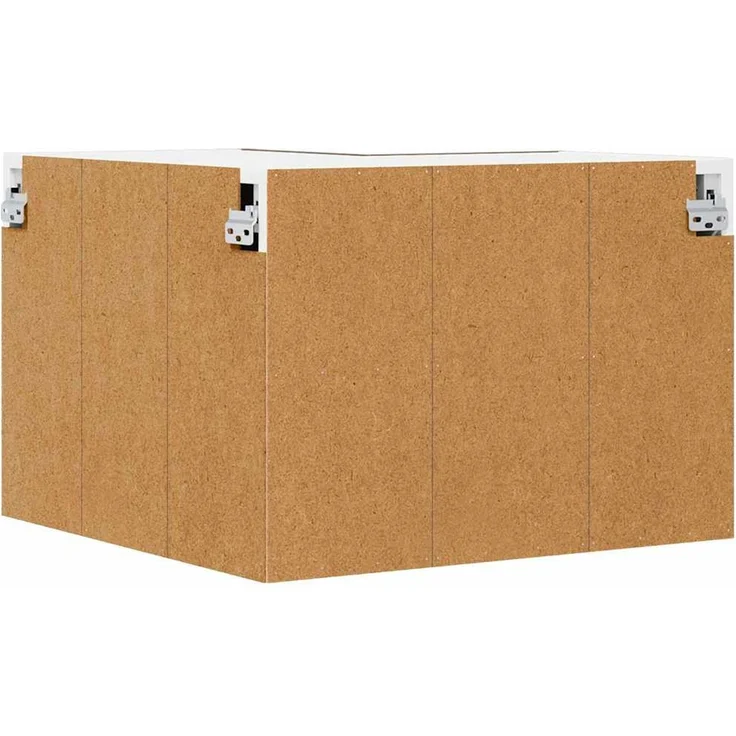 vidaXL Hängeschrank Geräucherte Eiche und Weiß 57 x 57 x 40 cm 884190 – Bild 8