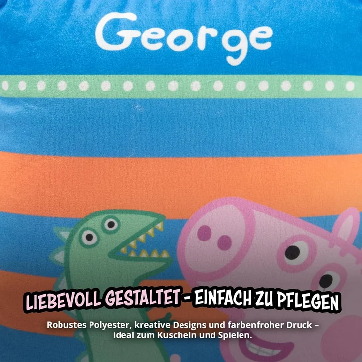 United Labels® Dekokissen Peppa Wutz - George Schorsch, 30 x 30 cm – Bild 5
