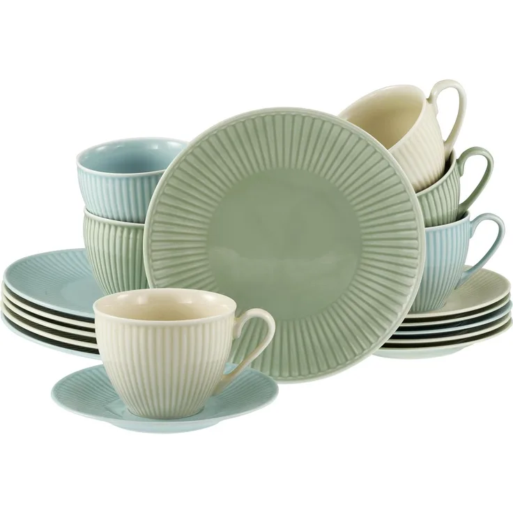 Valencia Pastell, Kaffeeservice 18-tlg (mo)