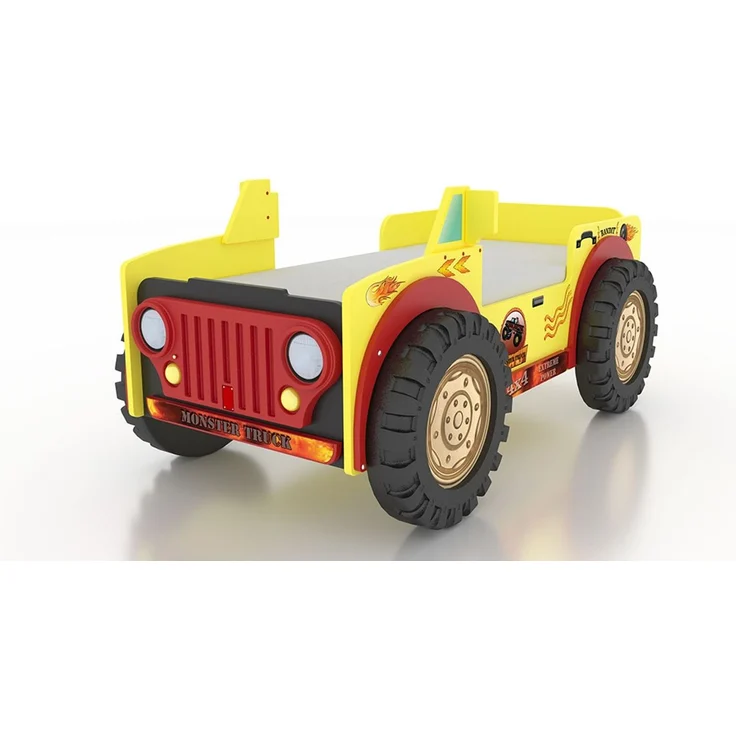 Autobett Monster Truck mit Matratze & Lattenrost – Bild 8