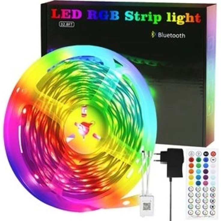 Nettlife LED Stripe Selbstklebend Lichtband Streifen RGB 20/30m APP-Steuerung, Timer-Funktion für Musikzimmer, Spielzimmer, Wohnzimmer, Flur – Bild 6