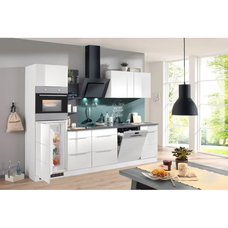 KOCHSTATION Spülenschrank KS-Brindisi 110 cm breit, inkl. Möbeltür für Geschirrspüler sowie Einbauspüle – Bild 4