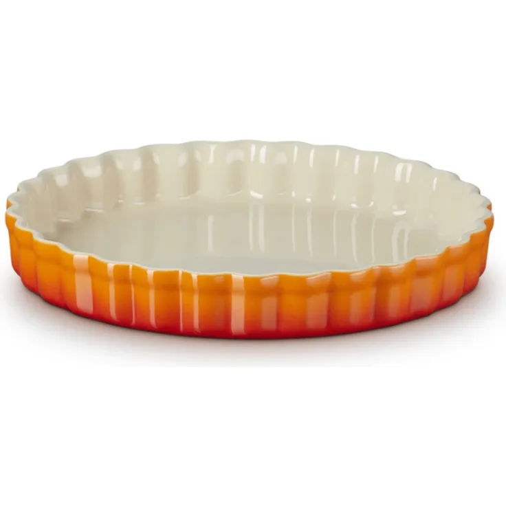 LeCreuset Tarteform aus Steinzeug 24cm | Ofenrot : Ofenrot