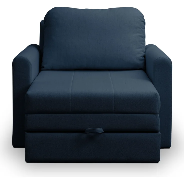 Selsey 'Dejano' Schlafsessel, dunkelblau, ca. 90 x 103 x 115 cm – Bild 1