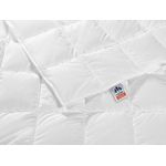 Irisette Daunendecke Nora leichte Sommerdecke, aus 100% Baumwolle 100% Daune mit Aufbewahrungstasche, 135x200 cm, weiß
