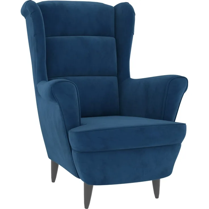 Sessel Blau Samt [324058]