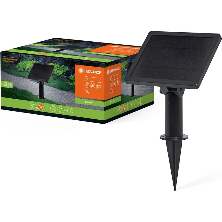 LEDVANCE Endura Hybrid-Solarpanel Schwarz