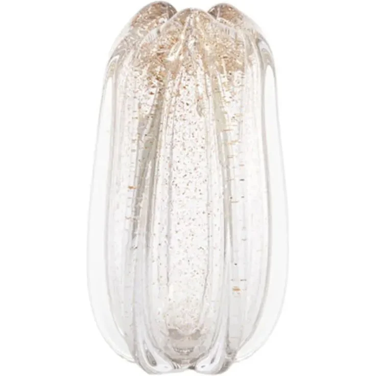 Dekovase Vase MURELA von Light & Living Blumenvase Ø21x30 cm Glas mit Glittersand – Bild 1