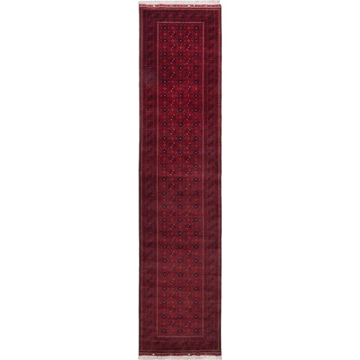 Läufer Afghan - 384 x 84 cm - rot