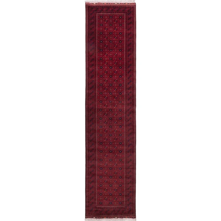 Läufer Afghan - 384 x 84 cm - rot – Bild 1