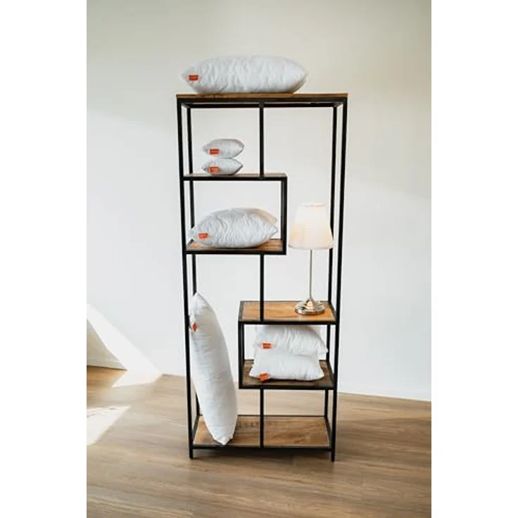 sleepling Microfaserkissen Basic 100 - Sets, Füllung: 100% Mikrofaser, Seitenschläfer, Rückenschläfer, Bauchschläfer, Set, 2er Set, für Allergiker geeignet, waschbar und trocknergeeignet – Bild 5