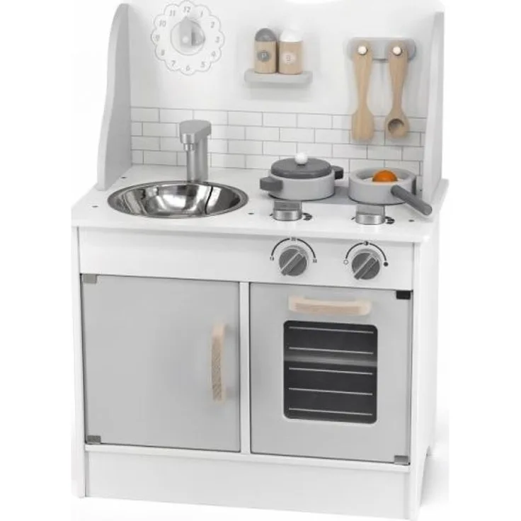 Viga 44049 PolarB Spielküche mit Zubehör eco gray