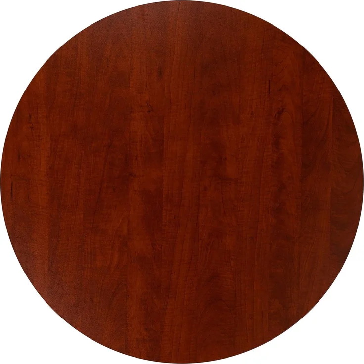 Flash Furniture Chapman 91,4 cm runder Mehrzweck-Konferenztisch, Business-Tisch für Büro und Konferenzräume, Kirsche – Bild 9