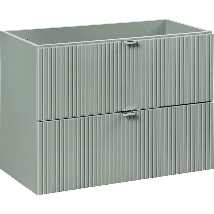 Waschtischunterschrank 80cm in grün und Eiche NEWPORT-56-GREEN – Bild 5