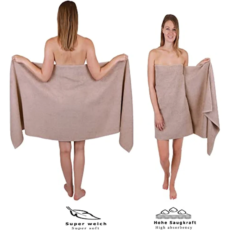 Betz Saunatuch 2 Stück Saunatücher XXL Berlin Größe 70x200 cm, 100% Baumwolle (2-St) – Bild 6