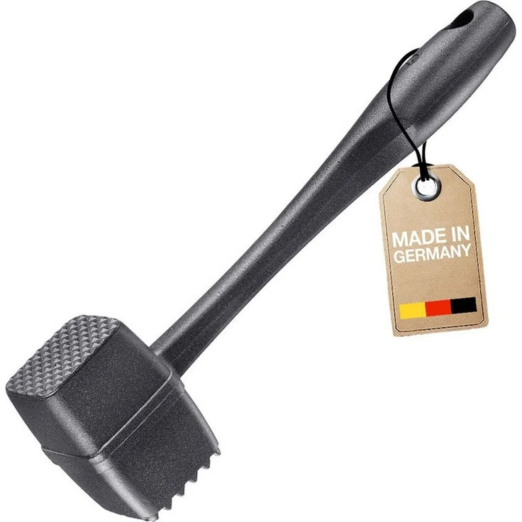 WESTMARK Fleischklopfer Robusto-Spezial Black Edition – Doppelseitiger Schnitzelklopfer, griffige Haptik – Bild 1