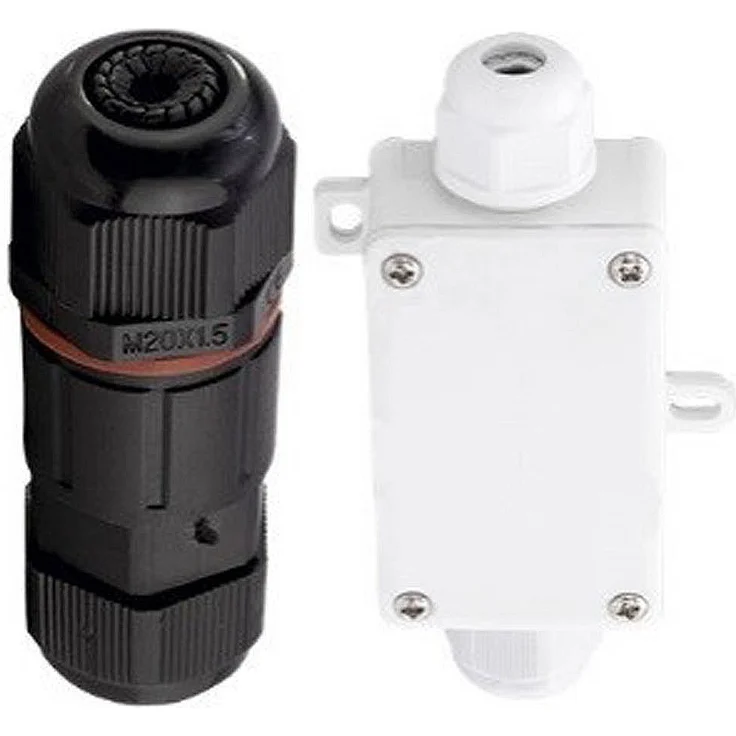 LED Flutlichtstrahler 30W, Aluminium Schwarz, IP65, mit Anschlussbox – Bild 9