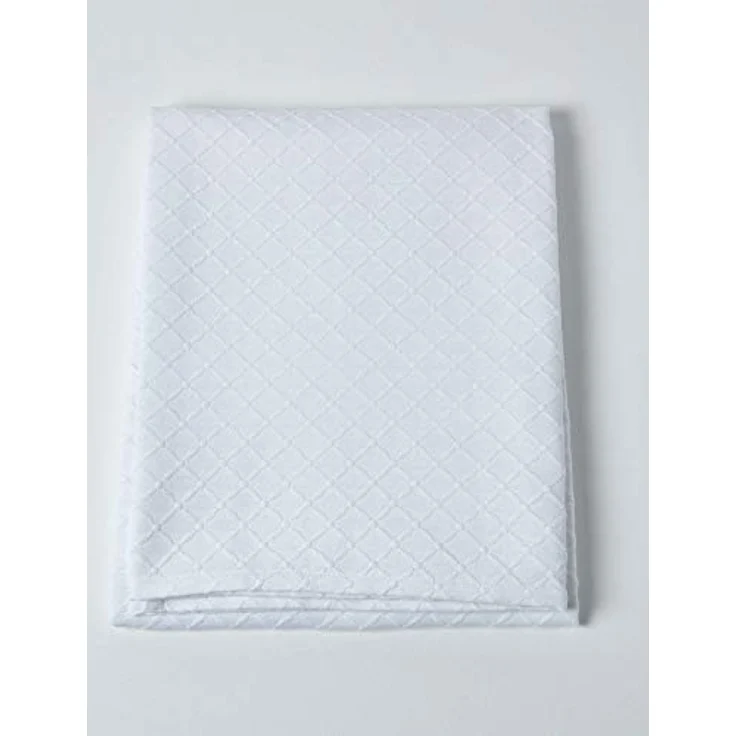 Plaid Weiße Tagesdecke mit Diamant-Muster, 180 x 260 cm, Homescapes – Bild 2