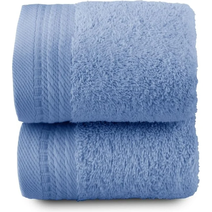 Top Towel – Premium – Große Badetücher – Badezimmerhandtücher – 2 Gesichts- oder Bidethandtücher – 30x50 cm – 100 % Baumwolle – 600 Gramm - Lavendel
