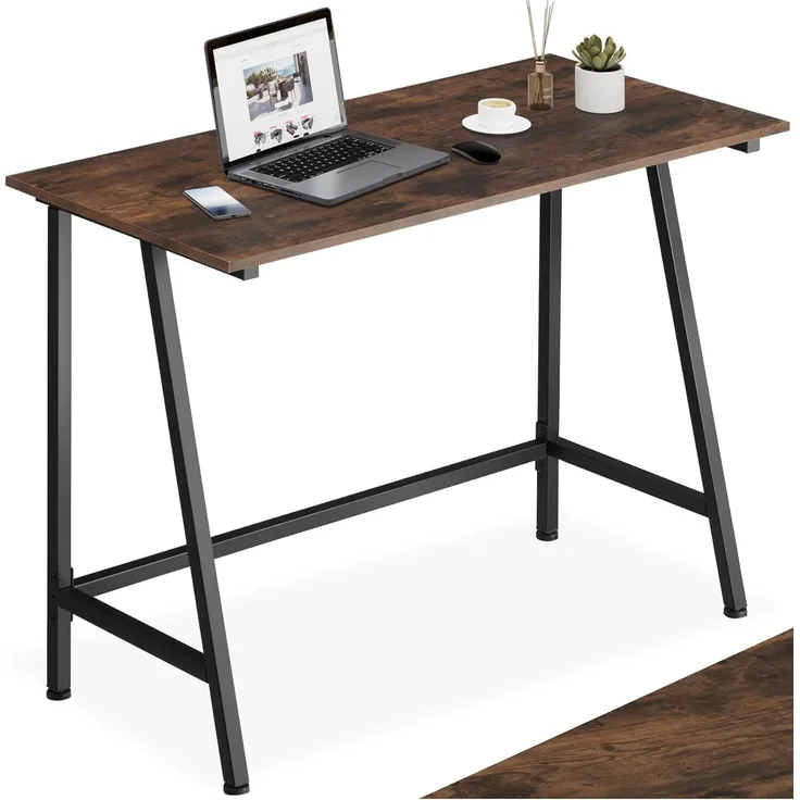 tectake Schreibtisch Newton (1-St, 1 tlg), Handlicher Schreibtisch in typischer Industrie-Optik