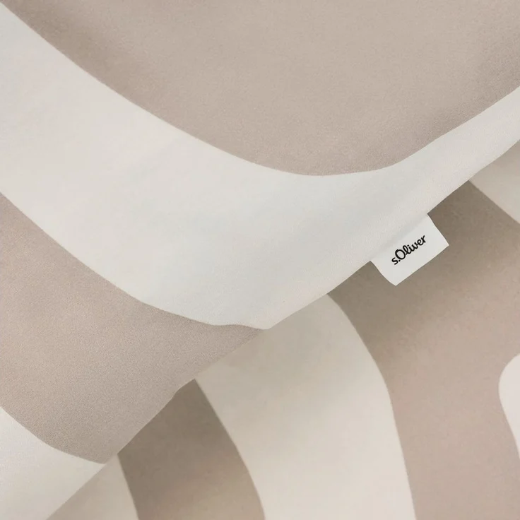 s.Oliver Bettwäsche Satinbettwäsche s.Oliver, Mako-Satin, 2 teilig, im angesagten Trenddesign – Bild 3