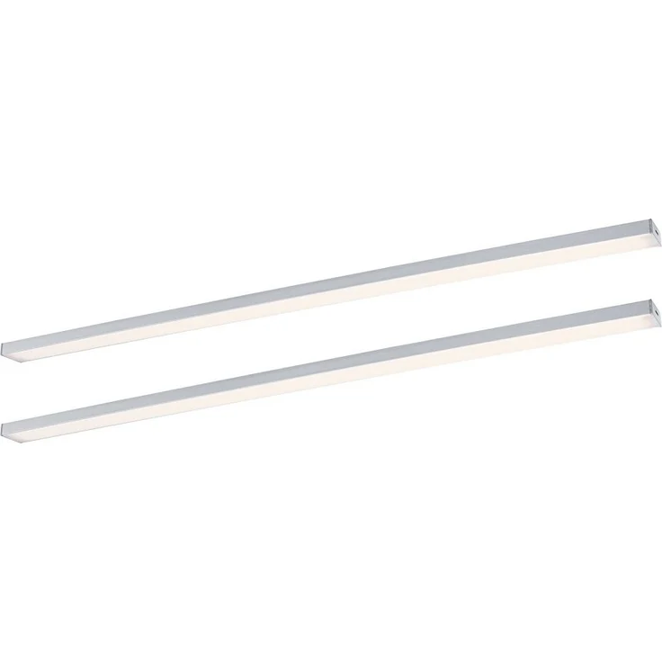 Paulmann 98620 LED Unterschrankleuchte Inline Erweiterung 2er-Set 55cm 3000K dimmbar chrom – Bild 1