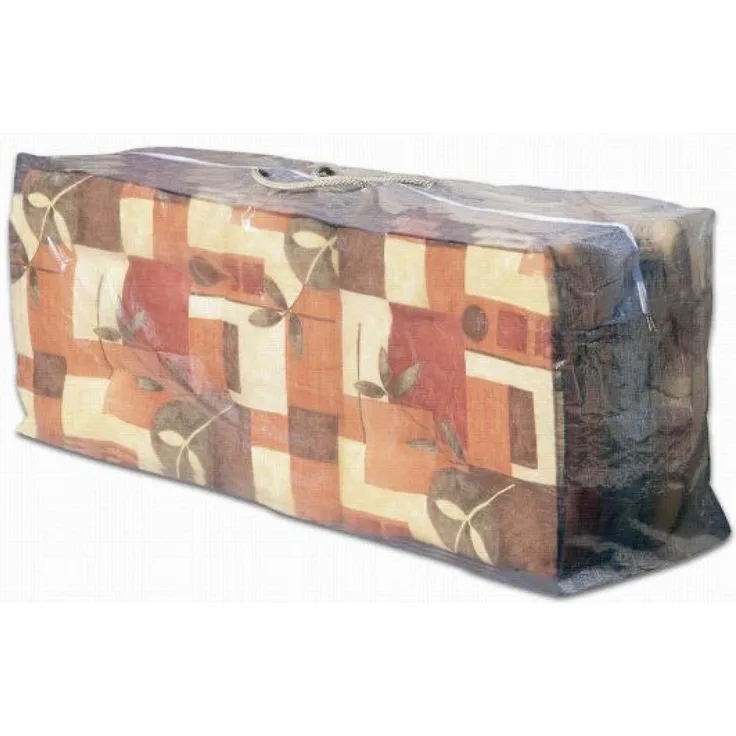 Tragetasche für Gartenmöbel Auflagen 125x32x50cm transparent 2427