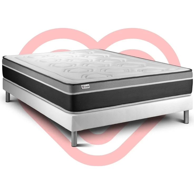 Matratzenset VITAL CARE 130 x 200 cm Bettrahmen Kit weiß – Bild 6