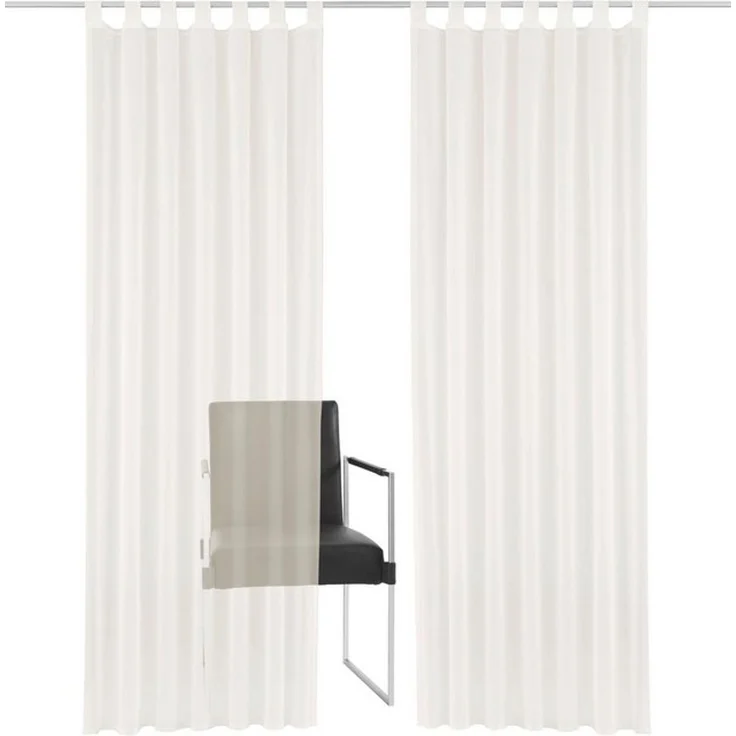 OTTO home Gardine XANA (1 St), Schlaufen, transparent, Voile, Bestseller, einfarbig, 1 bzw. 2 Schals, pflegeleicht, preiswert! – Bild 4