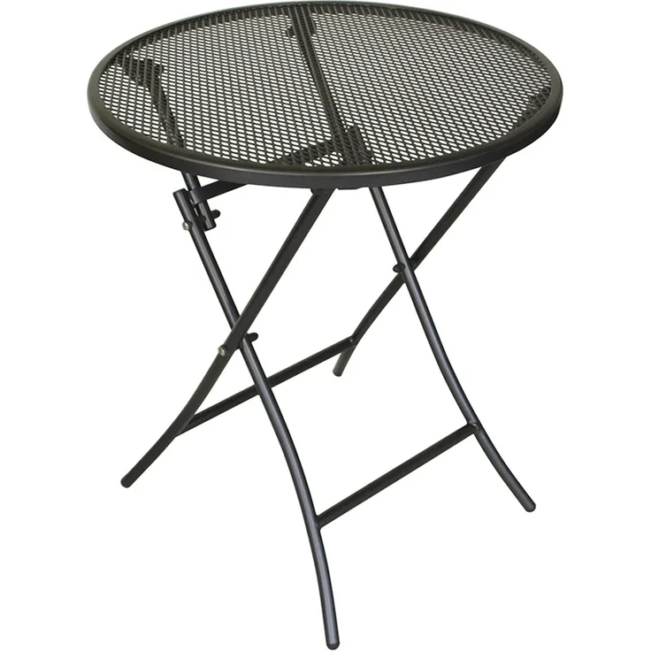 DEGAMO MOCCA Klapptisch, Streckmetall, eisengrau, 60cm rund