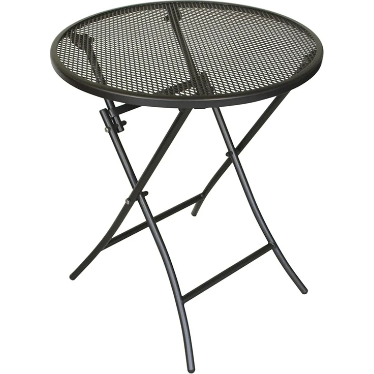 DEGAMO MOCCA Klapptisch, Streckmetall, eisengrau, 60cm rund – Bild 1