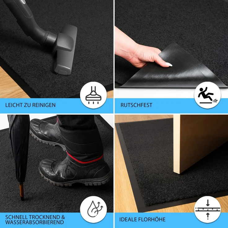 Furni24 Fußmatte - Anthrazit, 60 x 90 cm – Bild 7