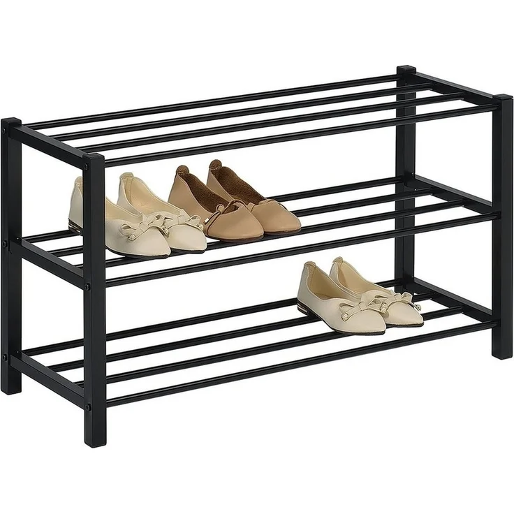 IDIMEX Schuhregal NAVAN, Schuhregal Schuhständer Schuhablage Flur Schwarz – Bild 4