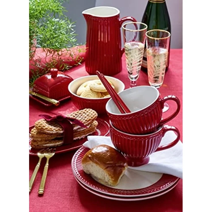 Greengate Teller 23 cm Alice claret red – Bild 2