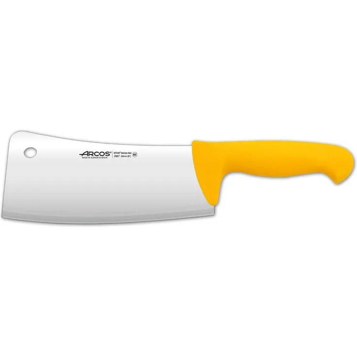 Arcos 296700 Hackmesser, Acier_inoxydable, gelb