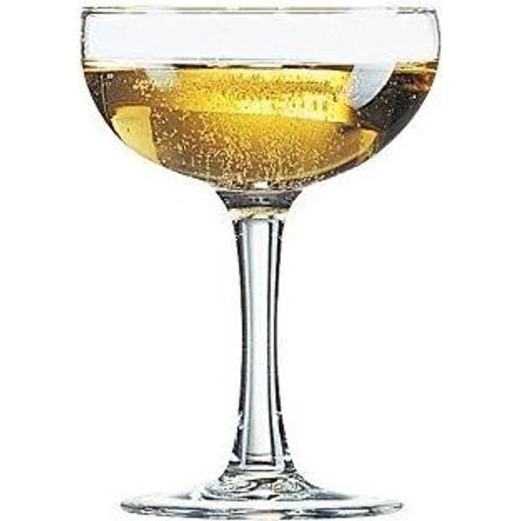 Arcoroc Elegance Champagner Tasse 160 ml, ohne Füllstrich, 12 Tassen