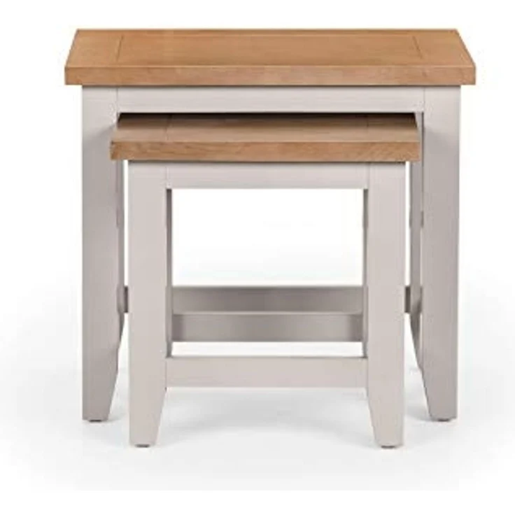 Julian Bowen Richmond Schachteltische, grau und Eiche – Bild 4