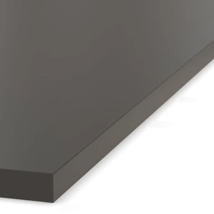 AUPROTEC Tischplatte 28mm Anthrazit 180x70 cm I Spanplatte mit 1mm ABS Kante & PU-Verleimung I melaminharzbeschichtet I elegant & wasserabweisend – Bild 5