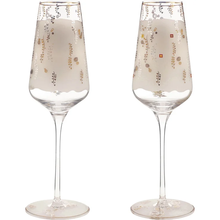 Goebel Sektglas Sektglas Gustav Klimt - Adele & der Kuss, 1-tlg, Glas – Bild 3