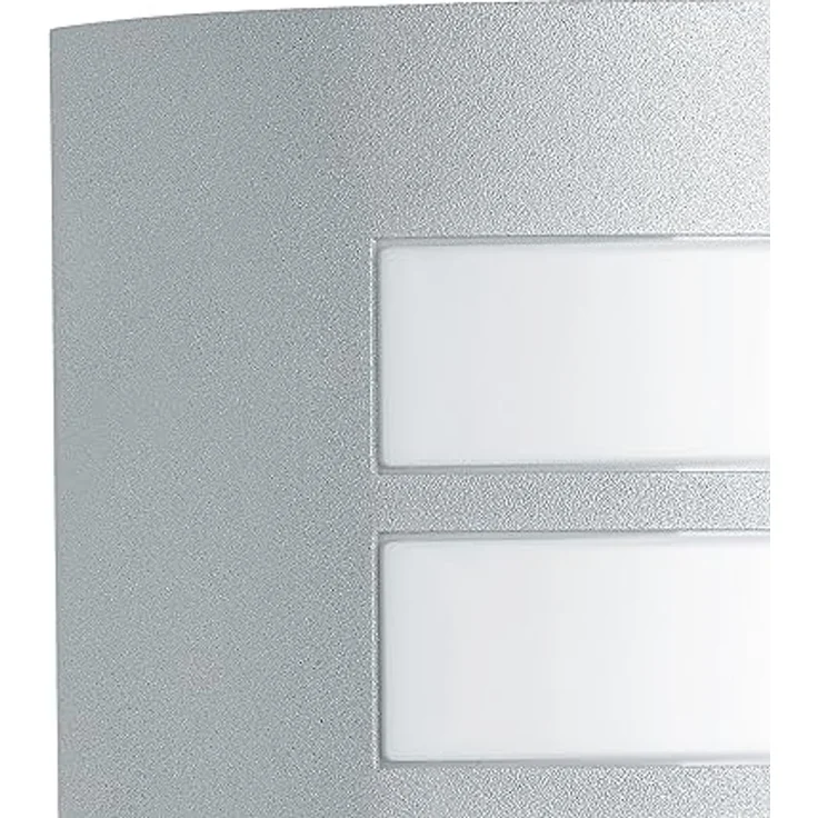 Steinel Außenwandleuchte L 12 S silber, 180°-Bewegungsmelder, E27-Fassung, max. 60 W, Aluminiumblende, IP44 – Bild 6