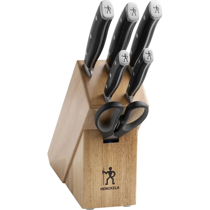 Messerblock Henckels by ZWILLING ACCENT bunt Messerset Küchenmesser Blockhalter Messerhalter – Bild 1
