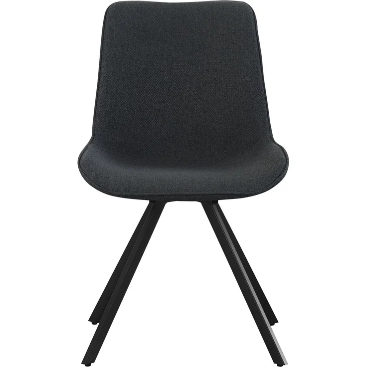 Drehstuhl 2er Set Rio Stühle in Anthrazit - gemütliches Design - B/H/T: 52x85x61 cm – Bild 4