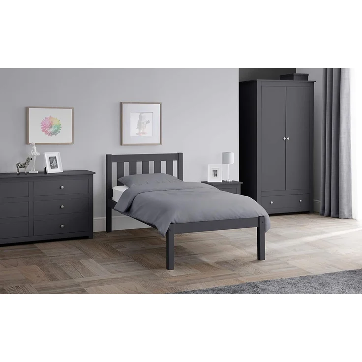 Julian Bowen Luna Bett, Anthrazit, Einzelbett – Bild 1