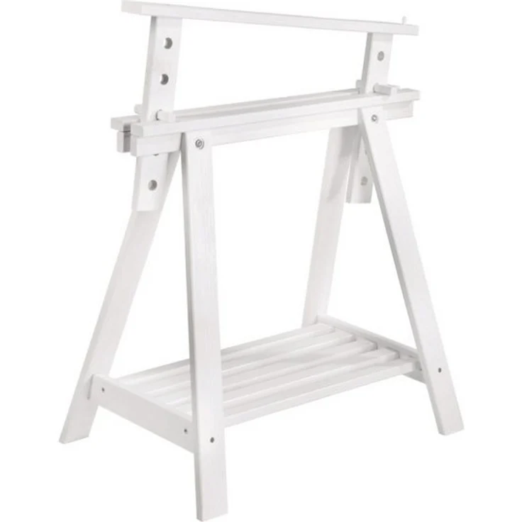 Astigarraga Kit Line Fußhocker Höhenverstellbarer Holzbock "Archi Tec", Tischbein aus Massivholz, 5 Stufen höhenverstellbar: 70-101 cm – Bild 4