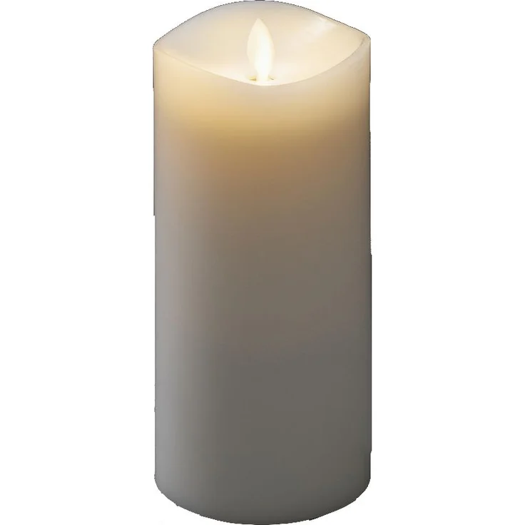LED Duftkerze mit 6h Timer, flackernd, Ø 9cm, Höhe 18cm, Batteriebetrieb – Bild 2